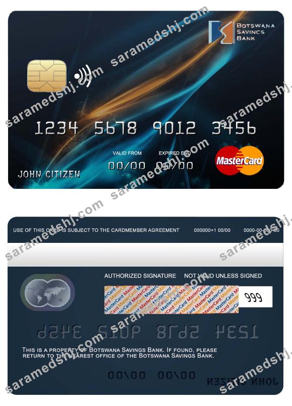Botswana Savings bank mastercard